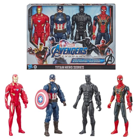 Marvel Avengers Endgame Titan Hero Series Action Figure 4 Pack - Picture 3 of 7